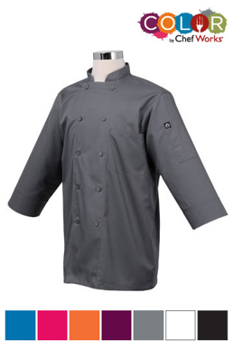 Picture of Chef Works - JLCL-LIM - Lime 34 Basic Lite Chef Coat